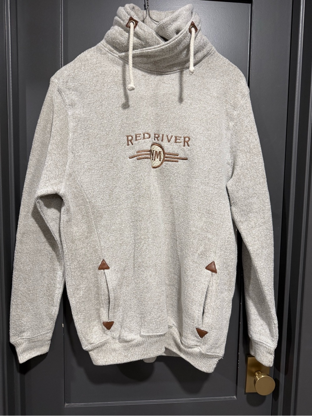 I omen’s Cream Funnel Neck Pullover Sweater